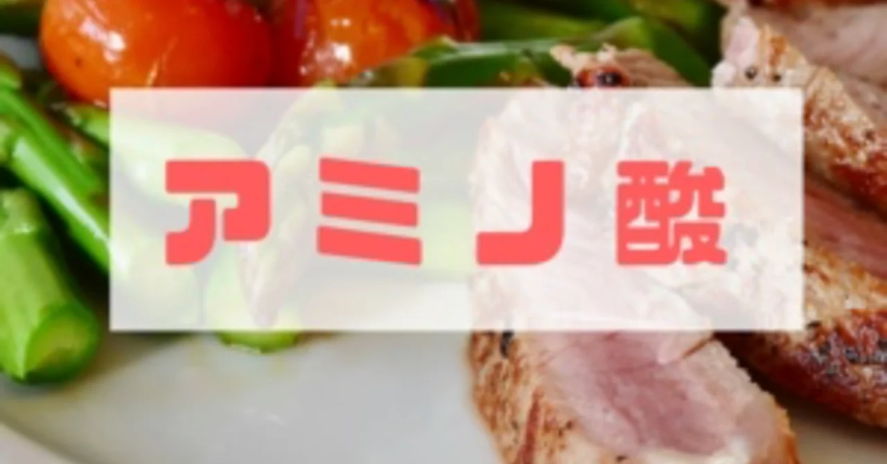 アミノ酸の役割