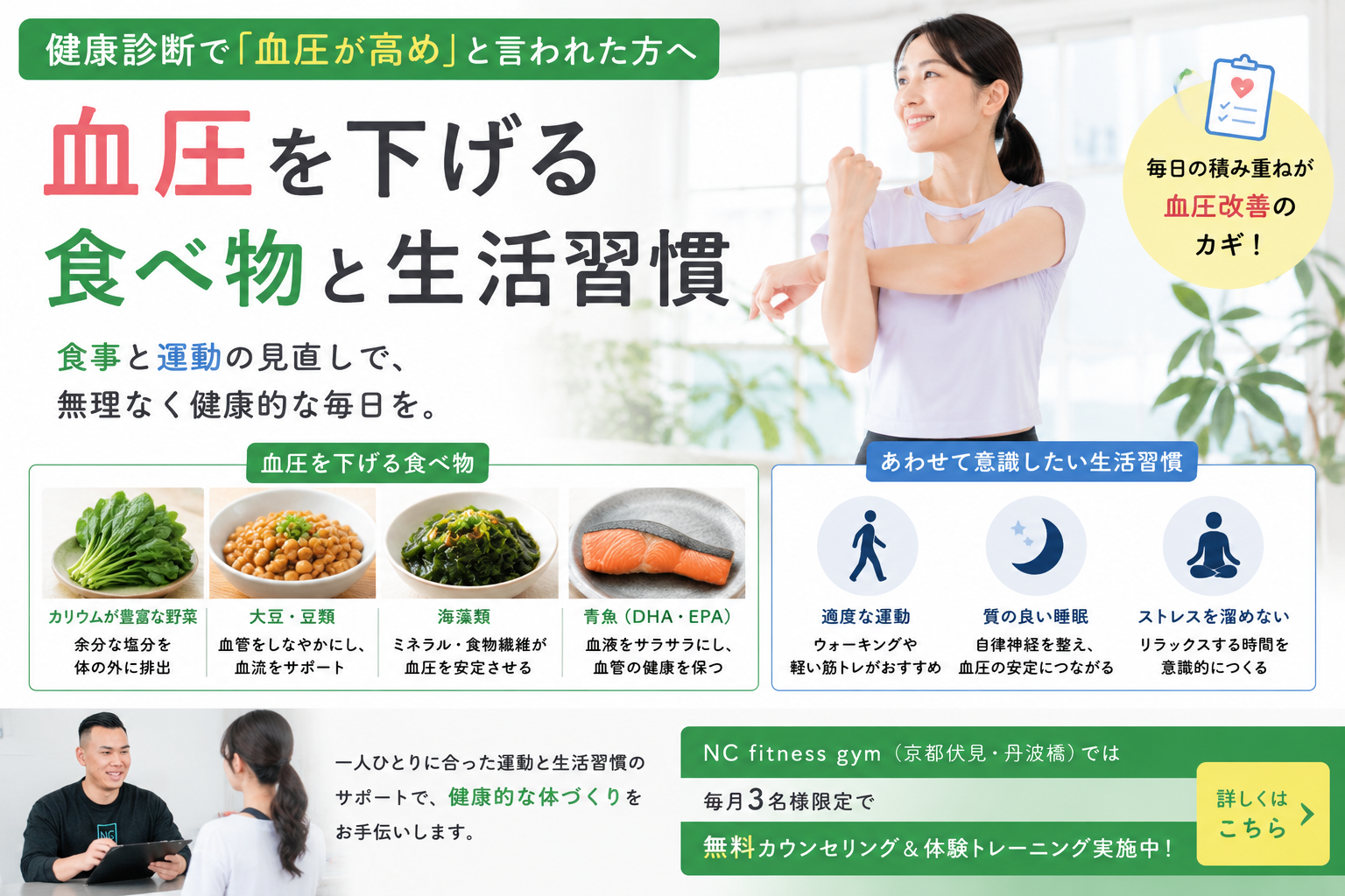 血圧が気になり始めた方へ｜無理のない改善習慣とは
